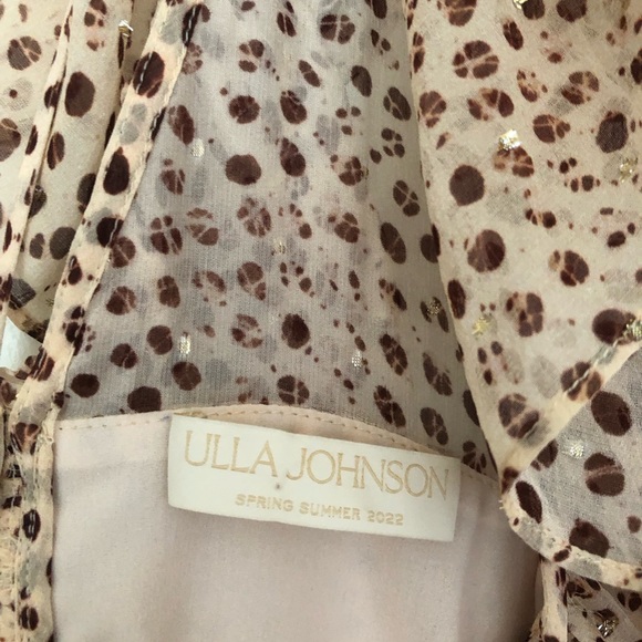 Ulla Johnson Bronze/Caramel Printed Silk Gown - Picture 5 of 9